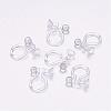 Plastic Clip-on Earring Findings KY-P007-E01-1