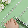 Glass Rhinestone Cup Chains CH-WH0014-01S-3