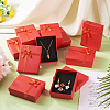 Rectangle Paper Jewelry Set Storage Boxes with Bowknot X1-CON-TAC0014-04D-8