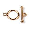 Ion Plating(IP) 304 Stainless Steel Ring Toggle Clasps LS-X-STAS-L176-13G-2