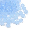 Frosted Transparent Acrylic Beads OACR-P029-03B-01-2
