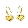 304 Stainless Steel Heart Dangle Earrings for Women EJEW-G417-02G-5