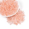 Baking Paint Transparent Glass Beads DGLA-T004-08I-3