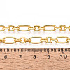 Brass Oval Link Chains CHC-T018-24G-3