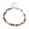 Natural Tourmaline Beads Bracelets for Women BJEW-H623-02S-04-4