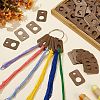 100Pcs Wood Floss Bobbin DIY-BC0013-82A-5