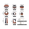 Biyun Dangle Earrings DIY Making Kit DIY-BY0001-17-21