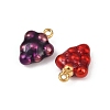 304 Stainless Steel Enamel Charms STAS-Z140-16G-2