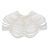 Resin Imitation Pearl Handmade Shoulder Chain FIND-WH0152-906-1