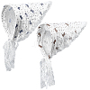 2Pcs 2 Styles Lace Triming Cloth Headbands for Women OHAR-CY0001-17-1