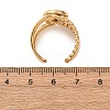 304 Stainless Steel Cuff Ring Components STAS-P454-01B-G-3