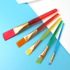 Plastic Children's Nylon Brush Head Tempera Paint Brush Set DRAW-PW0001-092-3