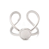 304 Stainless Steel Ring Components RJEW-P188-01A-P-2