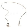 Brass Choker Necklaces NJEW-F326-01P-1