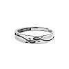 925 Sterling Silver Adjustable Finger Rings for Man FS-WGAB56D-01-5