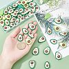 CHGCRAFT 56Pcs 4 Style Resin Cabochons Accessories RESI-CA0001-18-3