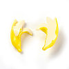 Banana Resin Cabochons X-CRES-R175-18-2