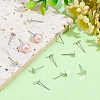 1000Pcs Tarnish Resistant 304 Stainless Steel Stud Earring Settings STAS-ME0001-50B-4
