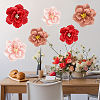 6Pcs Crepe Paper Artificial Flowers DIY-WH20007-272B-4