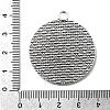 Tibetan Style Alloy Pendant Cabochon Settings TIBEP-N003-52AS-4
