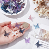 100Pcs 5 Colors Acrylic Beads TACR-SP0001-44-3