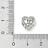 925 Sterling Silver European Beads STER-R005-02AS-03-3