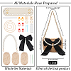 DIY Women's Bowknot Crossbody Bag Making Kits PURS-WH0005-58B-2