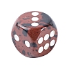 Natural Mahogany Obsidian Carved Cube Dice PW-WGD9A2F-11-1