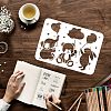 Plastic Reusable Drawing Painting Stencils Templates DIY-WH0202-270-3