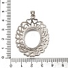 Brass Pendant Cabochon Settings KK-M313-21P-3