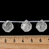 Natural Quartz Crystal Beads Strands G-P544-C11-01-4