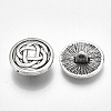 Tibetan Style Alloy Shank Buttons LS-TIBE-31215-060AS-RS-1