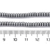Electroplated Non-magnetic Hematite Beads Strands G-P571-B01-01E-4