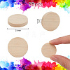 50Pcs Undyed Wood Cabochons WOOD-WH0125-09C-2
