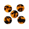 Orange Cellulose Acetate(Resin) Pendants  MACR-G068-01B-1