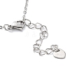 Tarnish Resistant 201 Stainless Steel Link Bracelets with Cable Chains BJEW-P297-01P-B-3