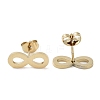Vacuum Plating 304 Stainless Steel Stud Earrings for Women EJEW-A048-35G-2