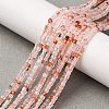 Natural Ferruginous Quartz Beads Strands G-B142-C01-2x2mm-1