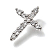 Brass Micro Pave Clear Cubic Zirconia Pendants CU-CBA9883-05C-P-2