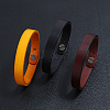 1Pc Punk Retro Ethnic Style Handmade Leather Bracelet Couple Literary Hand Strap Men BJEW-CL0001-02A-5