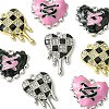 8Pcs 4 Style Valentine's Day Alloy Enamel Pendants FIND-FS0001-90-3