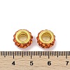 Alloy Rhinestone Clay Pave Beads ALRI-D300-04G-05-3
