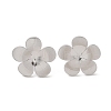 Non-Tarnish Flower 304 Stainless Steel Stud Earrings for Women EJEW-L272-031P-01-1