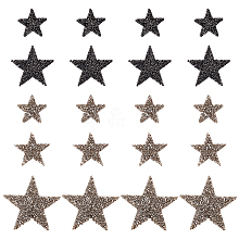 Star Rhinestone Patches DIY-PH0013-12