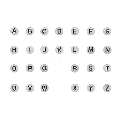 300Pcs Enamel Style Acrylic Beads SACR-YW0001-25-1