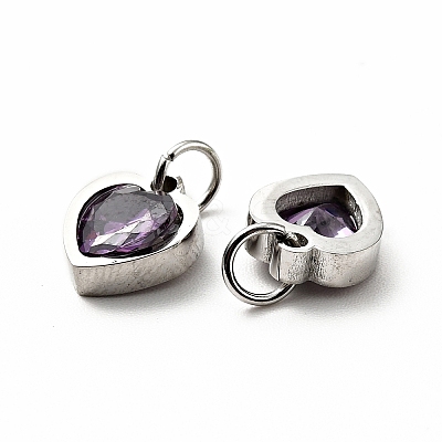304 Stainless Steel Pendants STAS-D189-06P-05-1