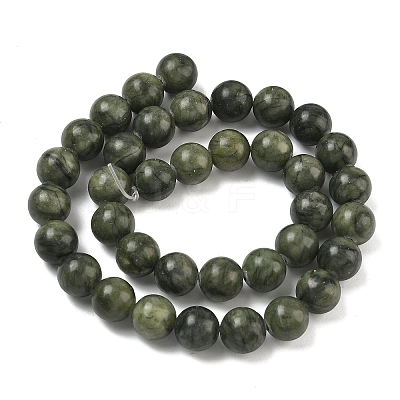 Natural Chinese Jade Beads Strands G-F363-10mm-1