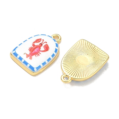 Printed Brass Pendants KK-CBAF9BC-07G-05-1