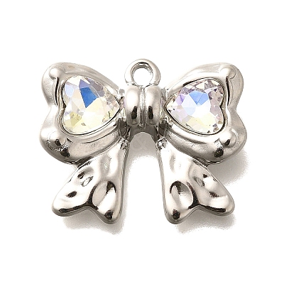 304 Stainless Steel Pendants STAS-Q346-15P-06-1