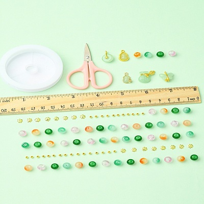 DIY Lampwork Beaded Bracelet Making Kit DIY-FZC0001-01B-1